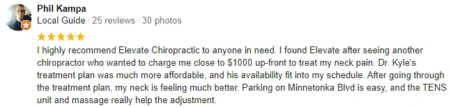 Chiropractic St Louis Park MN Phil Testimonial